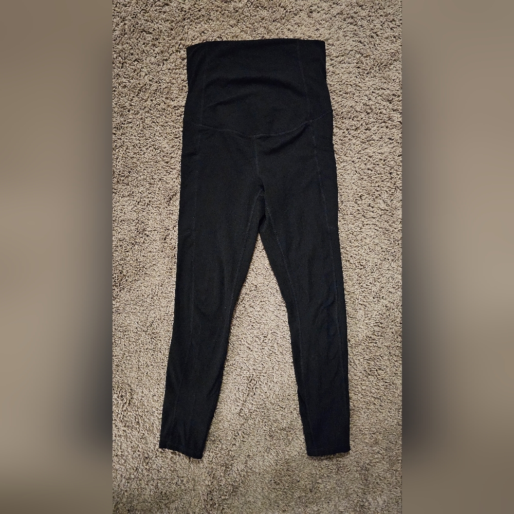 🌟5 for $56🌟 Fabletics PureLuxe High-Waisted Maternity Leggings Black XS EUC